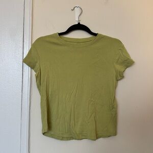 Vintage Green Talbots Petites Green Baby Tee